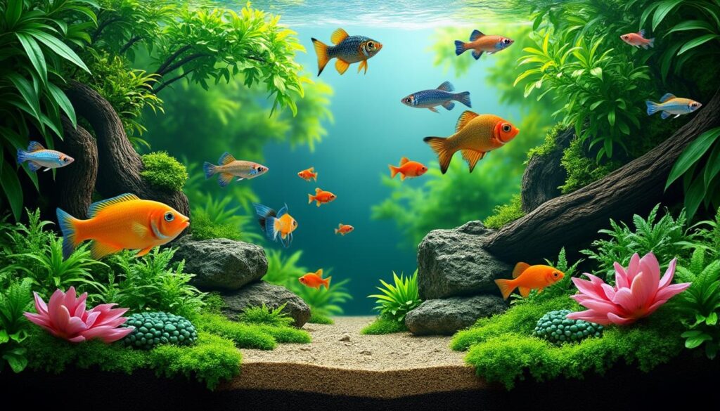 découvrez quelles espèces de poissons s'adaptent parfaitement à un paludarium tropical pour créer un écosystème harmonieux et équilibré.