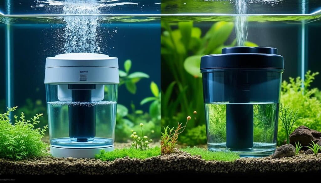 découvrez le duel entre le filtre interne et externe avec la comparaison détaillée des modèles eheim classic et aquael pour choisir le meilleur pour votre aquarium.