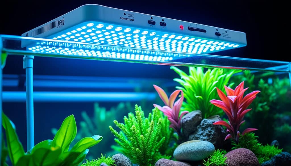 découvrez comment ajuster les réglages anti-algues sur les éclairages chihiros pour éviter une lumière trop forte et maintenir un aquarium sain.