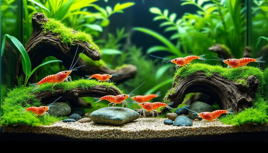 découvrez un bac crevettes conçu spécialement pour neocaridina davidi, alliant facilité d'entretien et environnement optimal pour ces petites crevettes colorées.