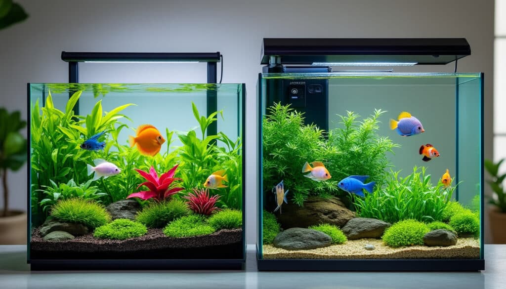 découvrez comment choisir l'aquarium 60l idéal en comparant les marques tetra et aquael pour un environnement aquatique optimal.