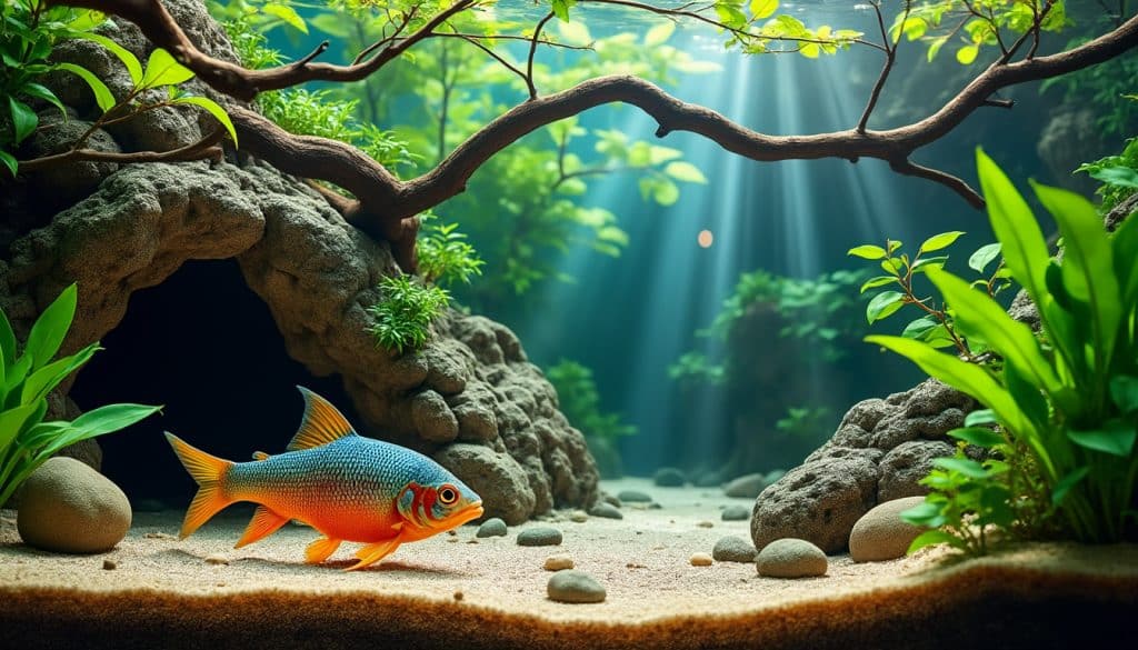découvrez comment maintenir pelvicachromis pulcher dans un biotope africain, avec des conseils sur l'habitat, l'alimentation et les soins pour un aquarium naturel et équilibré.