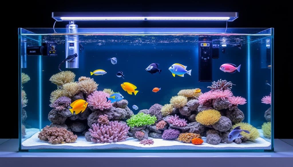 découvrez le budget réel pour un aquarium de 250l avec les marques red sea et nyos, incluant équipements, entretien et accessoires essentiels pour un aquarium réussi.