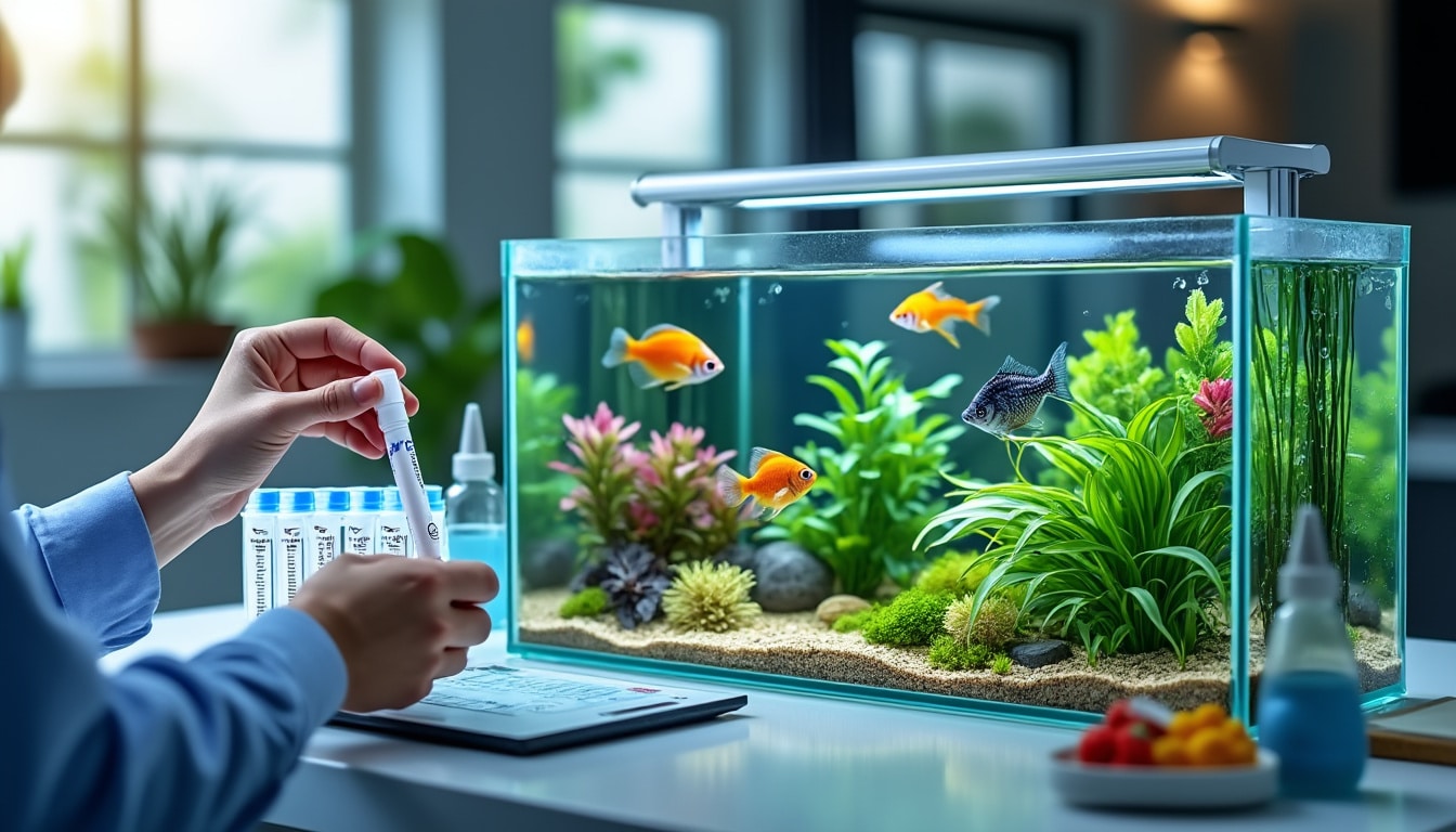 découvrez comment réaliser l’entretien du jour 7 sans interrompre le cycle de vie grâce aux tests jbl, pour un aquarium sain et équilibré.