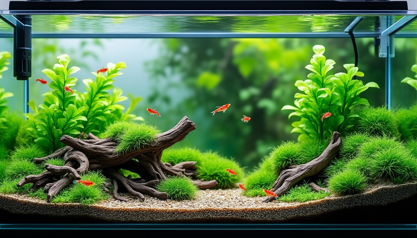 découvrez comment préparer un bac pour crevettes neocaridina dès l'installation avec nos conseils pratiques pour un environnement sain et propice à leur développement.